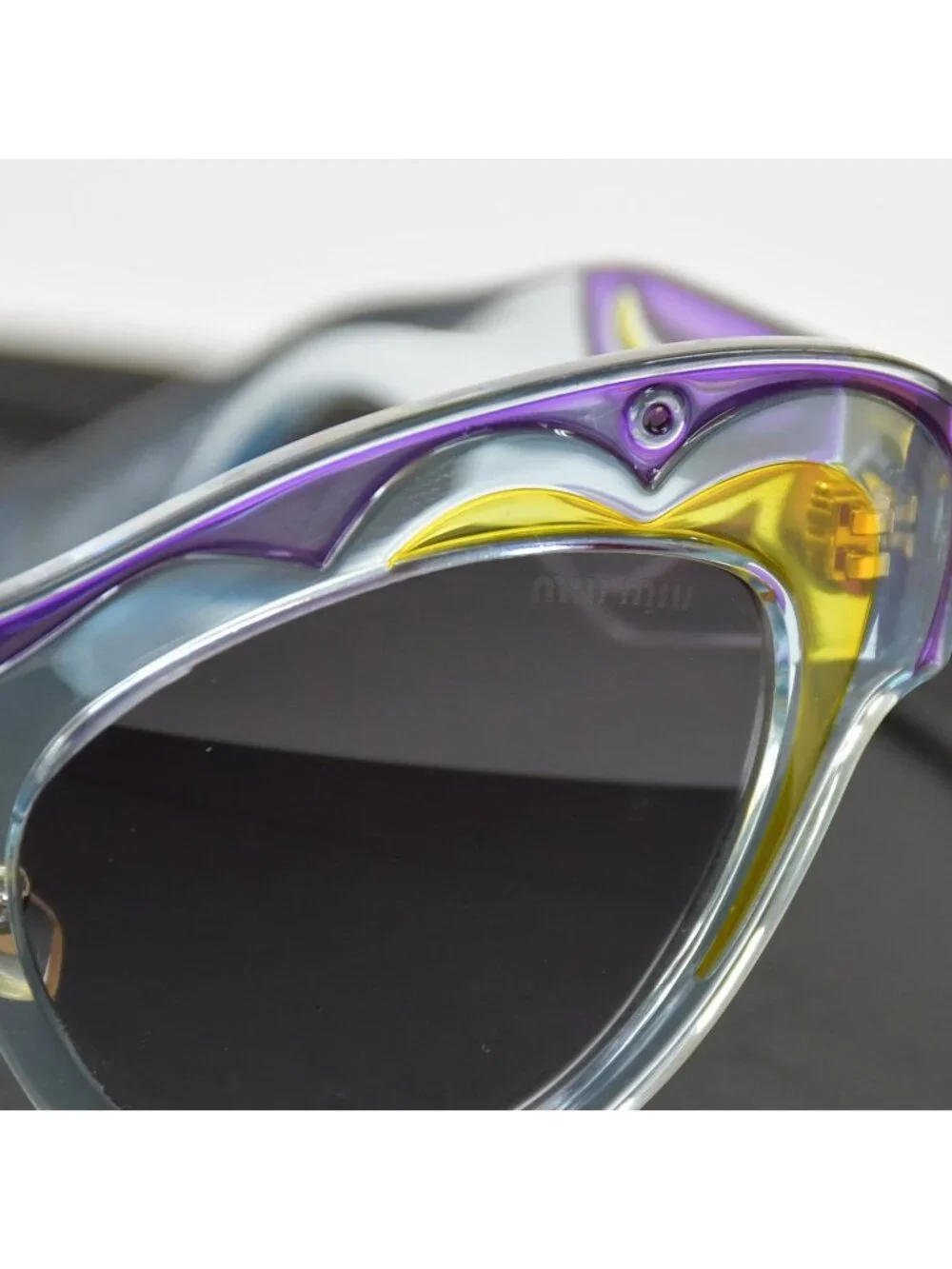 Miu Miu Sunglasses Art Eyewear Acetate Blue Purple Yellow 22